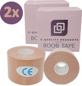 E-QualityProducts - 2x Boob tape - Fashion tape - Plak BH - Borst tape - Bra tape - Body tape - Boob lift - Boobtape