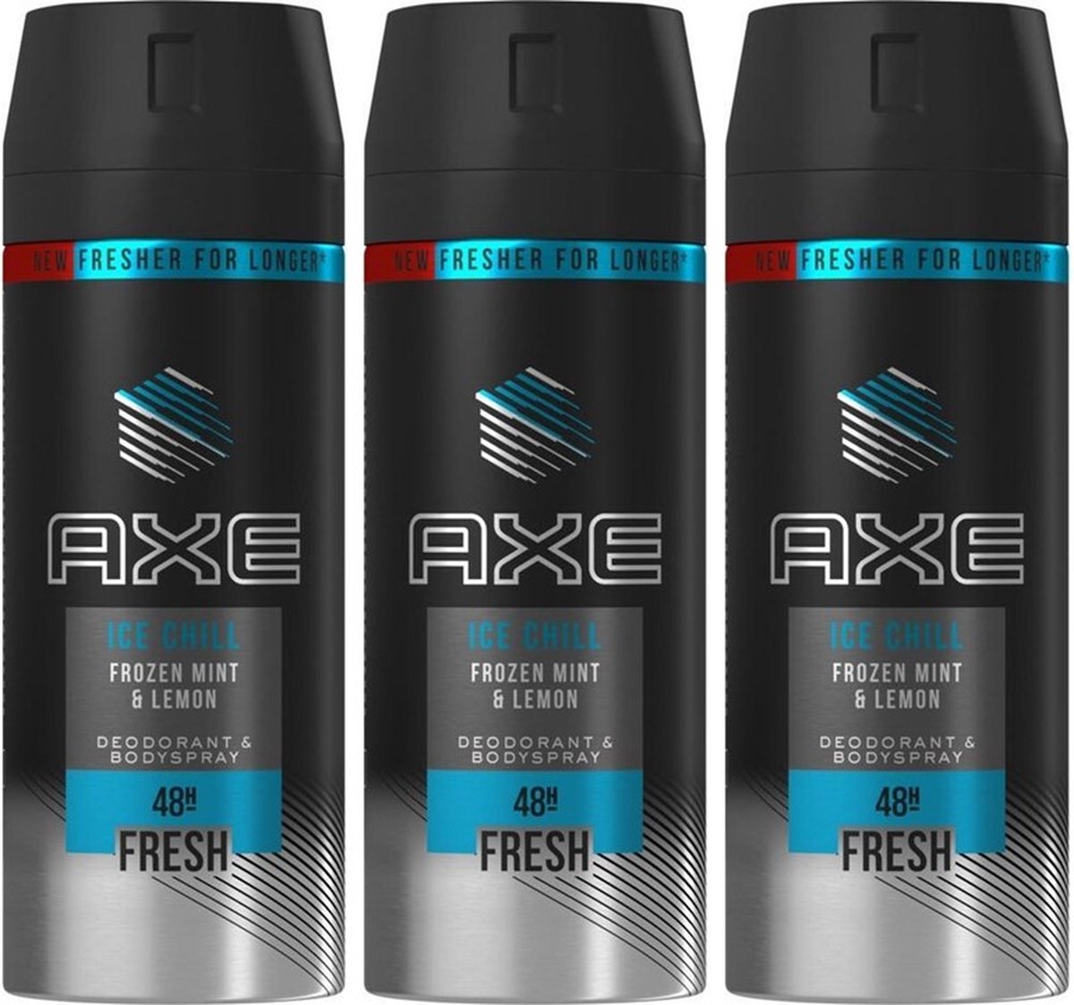 Goedkoopste AXE Deo Spray Ice Chill - 3 x 150 ml