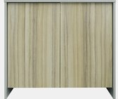 SuperFish Design meubel Grijs/Coco 77x45x87 cm