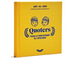 Uitgeverij Stratier - Quoters - Invulboek - Uitsprakenboek - de wonderjaren