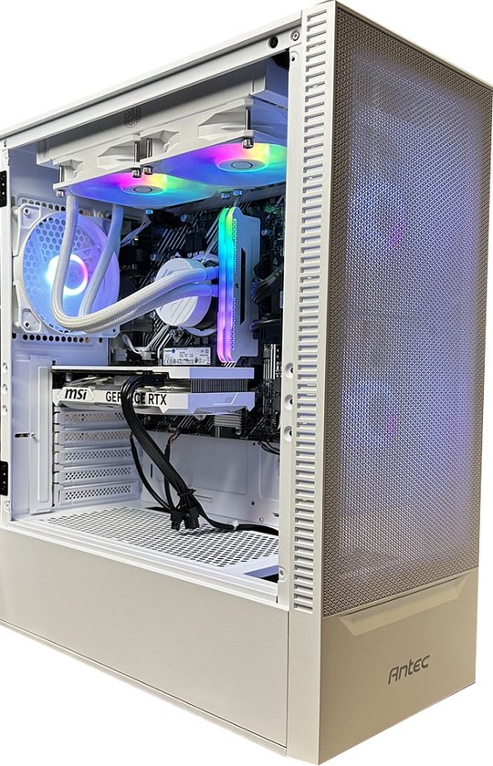 Blizzard Core i9 Watercooled Game PC - Intel Core i9 5,3 Ghz - 32 GB DDR4 RGB - RTX 4060 - 2000 GB NVMe SSD