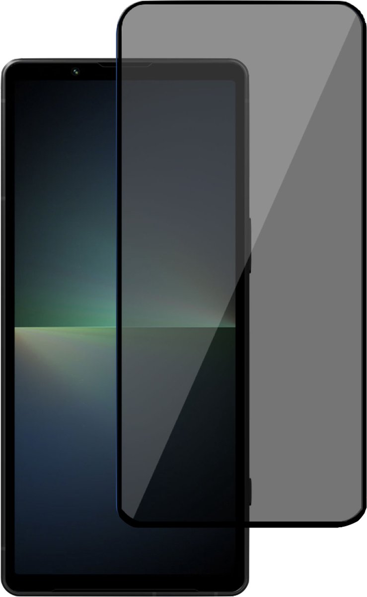 Privé Screenprotector geschikt voor Sony Xperia 5 V - Privacy Beschermglas - Privacy Proteqt+