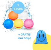 Waterplezier met Herbruikbare Waterballonnen - Zelfsluitende Magneten-Bekend van TikTok - Set van 5 Stuks – Waterspeelgoed - Zwembad Speelgoed – Waterballon – Waterbombs - Waterbal -Buitenspeelgoed