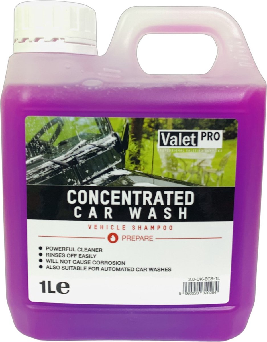 Valet Pro Concentrated Auto Shampoo 1 Liter
