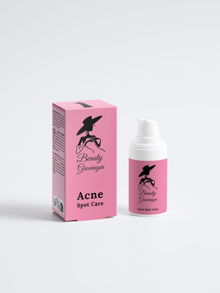 Acne Spot Care Beauty Groningen Krachtige Natuurlijke Formule met Salicylzuur en Tea Tree Olie, Voor Een Heldere en Stralende Huid, Biologisch en Effectief, 100% Natuurlijke Oorsprong, Huidverzorging
