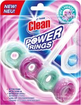 6x At Home Toiletblok Power Rings Pure Lavender 40 gr
