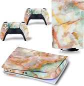 PS5 Disk - Console Skin - Zenith Marble - PS5 sticker - 1 console et 2 stickers de manette