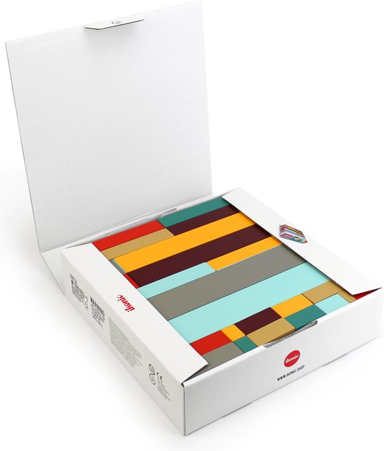 IKONIC - Floris Hovers Archiblocks - Houten Blokkenset - 'Stad' van IKONIC — afbeelding 4