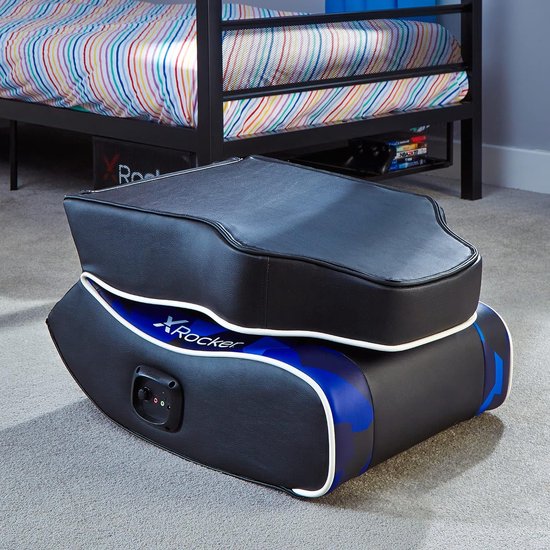 Ergonomischer Spielstuhl X Rocker Video Rocker Gaming-Stuhl Für Kinder – Geo Camo Grau, Klappbar, Gepolstert Kinderstuhl Für Konsole
