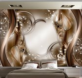 Fotobehangkoning - Behang - Vliesbehang - Fotobehang - Cinnamon Trinkets - Luxe Versiering - Hotel Chique - 350 x 245 cm