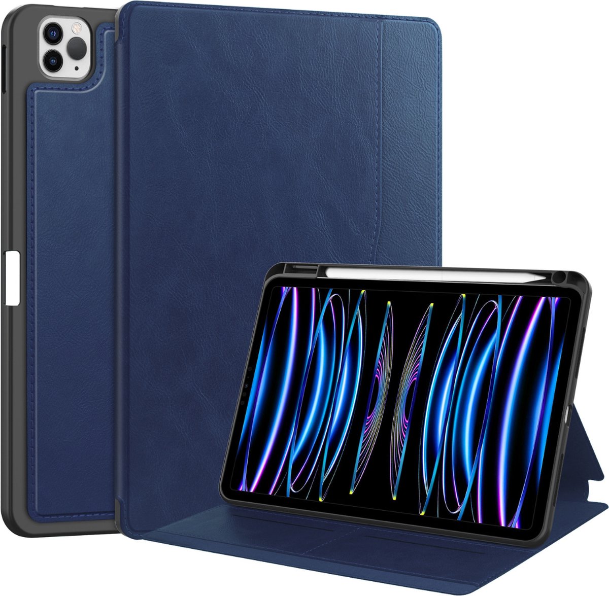 Mobigear Origami - Coque Apple iPad Mini 6 (2021) Etui + Porte