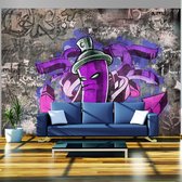 Fotobehangkoning - Behang - Vliesbehang - Fotobehang - Graffiti Spuitbus - 300 x 210 cm