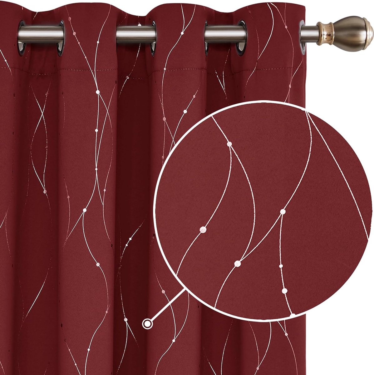 Gordijnen, woonkamer, slaapkamer, gordijn, decoratief, premium