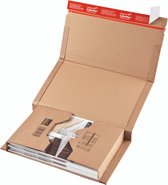 20x ColomPac® boekverpakking 270 x 190 mm - B- golf (± 3,0 mm) Karton