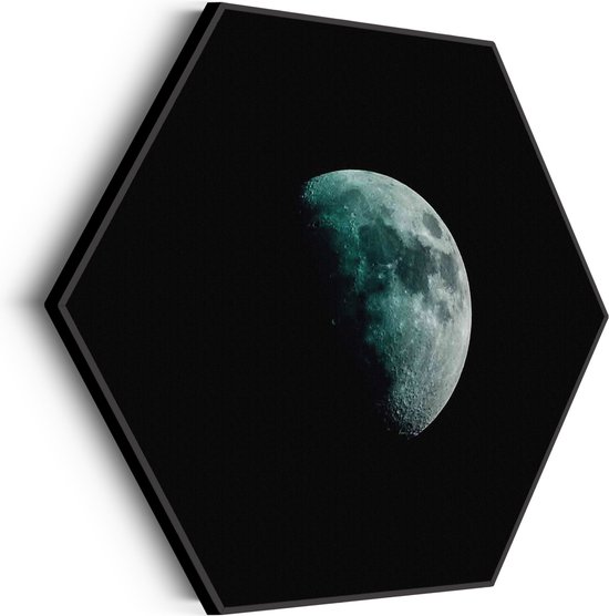 Akoestisch Schilderij To The Moon Hexagon Basic L (100 X 86 CM) - Akoestisch paneel - Akoestische Panelen - Akoestische wanddecoratie - Akoestisch wandpaneel