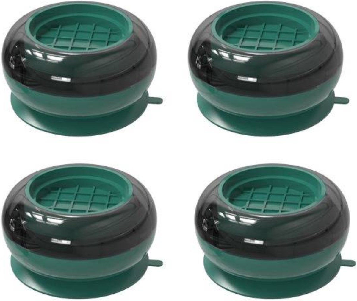 Wasmachine Verhoger - Wasdroger - Koelkast Verhoger - Met Wielen - Ombouw - 4 Stuks - Groen
