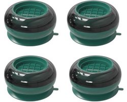 Wasmachine Verhoger - Wasdroger - Koelkast Verhoger - Met Wielen - Ombouw - 4 Stuks - Groen