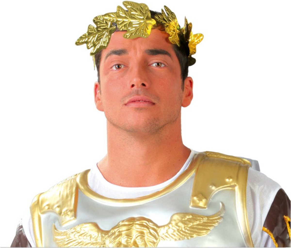 LeapBeast 4 stuks kroon, godin tiara, kroon, Griekse godinnen, boho-bruidskroon, haarsieraad voor bladeren, Romeinse kroon, geschikt voor reisfotografie, bruiloftsfeesten (goud, A03