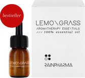 RainPharma - Essential Oil Lemongrass - Aroma voor diffuser of spray - 30 ml - Etherische Olie