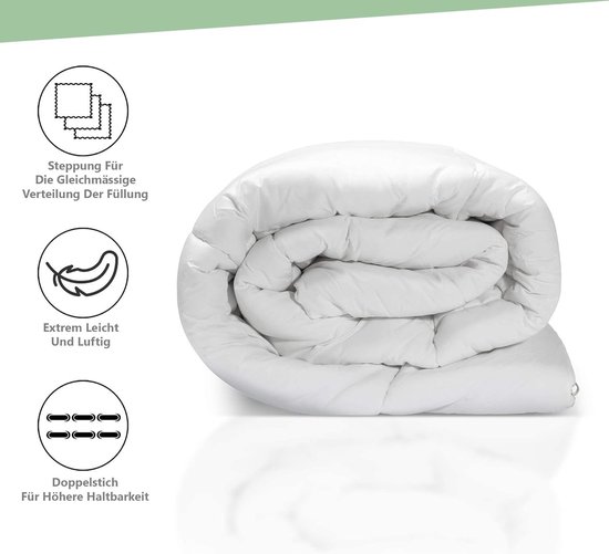 Dekbed allseason dekbed 200 x 220 cm slaapdeken warm dekbed Set Wit