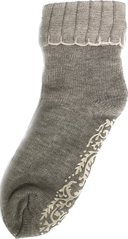 Chaussettes d'intérieur Anti Slip Femme - Chaussettes - bien au chaud ABS  Anti Slip