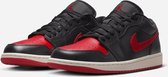 Air Jordan 1 Low Sneaker Black Gym Red Schoenmaat EU : 44