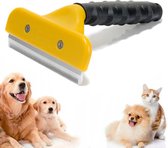 Hondenborstel - Medium - Vermindert Haaruitval Tot 90% - Hondenborstel Langharig - Hondenkam- Huisdierhaar Verwijderaar - Haarverwijderaar voor Huisdieren - Kattenkam