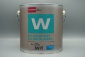 Welters verf pu Aqua mat wit 2.5 liter