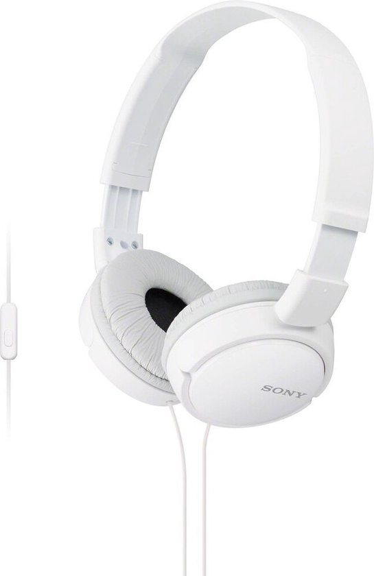 Sony MDR-ZX110A - Witte On-ear Koptelefoon - Helder Geluid | bol