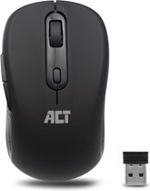 ACT Muis Draadloos - Optisch - 1600 DPI - 2.4Ghz USB Mini Dongel  - Lichtgewicht - AC5125 Zwart