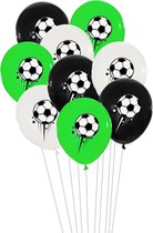 Ballonnen voetbal- 9 stuks - verjaardag- versiering