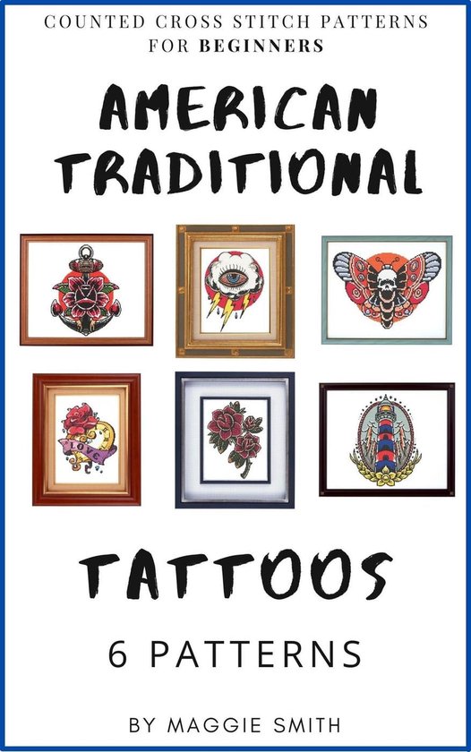 American Traditional Tattoos Cross Stitch Patterns (ebook), Maggie