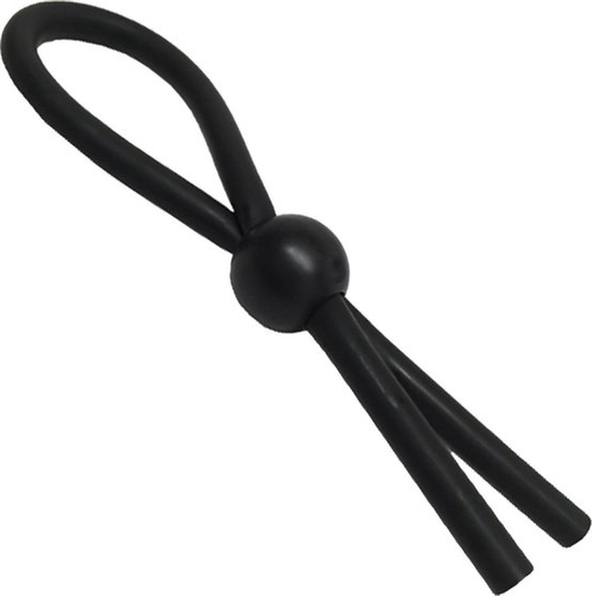 Goedkoopste Verstelbare Lasso Cockring I Penisring I Cockring I Siliconen I Met 1 Verstelbare Ring I 7 CM Diameter I Zwart