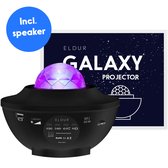 Eldur® Originele Sterren Projector - Galaxy projector - Sterrenhemel - Bluetooth met Muziek - 2 Jaar Garantie - Led en Laser Lamp - Nachtlamp