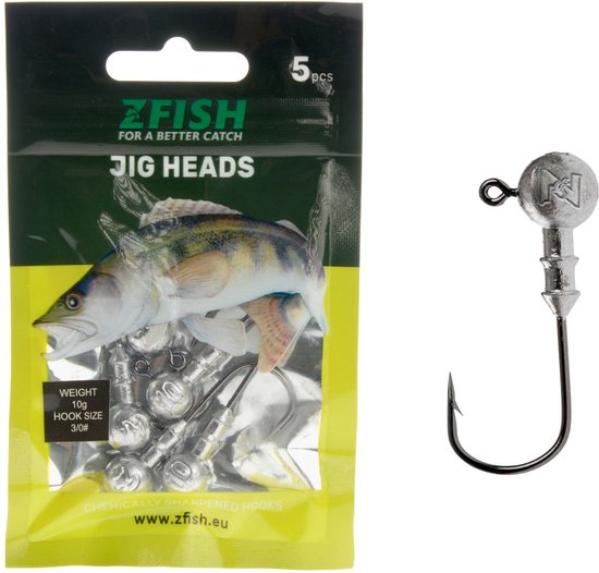 ZFISH Jigheads 6g / #2/0 van Zfish — afbeelding 2
