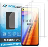 Mobigear - Screenprotector geschikt voor Realme 7 | Mobigear Screenprotector Folie - Case Friendly (3-Pack)