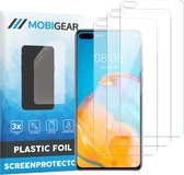 Mobigear Screenprotector geschikt voor Huawei P40 | Mobigear Screenprotector Folie - Case Friendly (3-Pack)