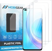 Mobigear Screenprotector geschikt voor HONOR 50 Lite | Mobigear Screenprotector Folie - Case Friendly (3-Pack)