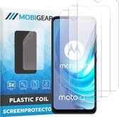 Mobigear Screenprotector geschikt voor Motorola Moto G50 | Mobigear Screenprotector Folie - Case Friendly (3-Pack)