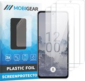 Mobigear Screenprotector geschikt voor Nokia X30 | Mobigear Screenprotector Folie - Case Friendly (3-Pack)