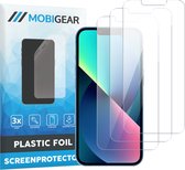 Mobigear Screenprotector geschikt voor Apple iPhone 13 Mini | Mobigear Screenprotector Folie - Case Friendly (3-Pack)