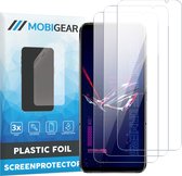 Mobigear - Screenprotector geschikt voor ASUS ROG Phone 6 | Mobigear Screenprotector Folie - Case Friendly (3-Pack)