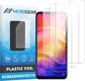 Mobigear Screenprotector geschikt voor Xiaomi Redmi Note 7 | Mobigear Screenprotector Folie - Case Friendly (3-Pack)