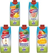 Lovers Juice Mix-pack 33cl Pakjes 4x 5 Verschillende Smaken Totaal 20 Stuks