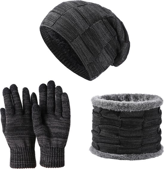 Cache Col bonnet gants
