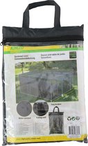 Tuinset/tuinmeubels opberghoes 210 x 210 x 90 cm - zwart - Beschermhoes tegen vuil en vocht