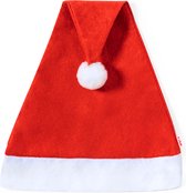 RPET Bonnet de Père Noël adultes - Noël - Costumes de Noël - Tenue de Noël - Vacances - Rouge