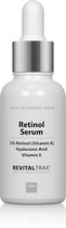 RevitalTrax® 2% Retinol Serum - Gezichtserum - Vitamine A - Hyaluronzuur - Vitamine E - Bewezen tegen Huidveroudering - Herstellend Vermogen - Voedend - Verfrissend - Helpt bij Acne, Ontstekingen en Onzuiverheden