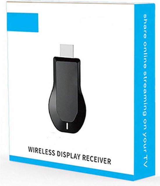 FEIGO Draadloze HDMI Dongle – 2,4 GHz WiFi Display Ontvanger, 1080p, Voor TV/Beamer/Monitor – Compatibel Met AirPlay, Miracast, DLNA