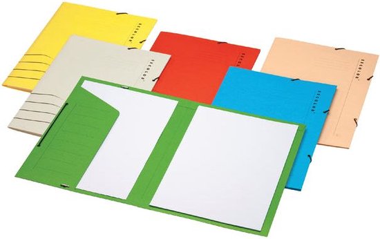 Elastomap secolor folio chamois | Omdoos a 5 stuk | 5 stuks